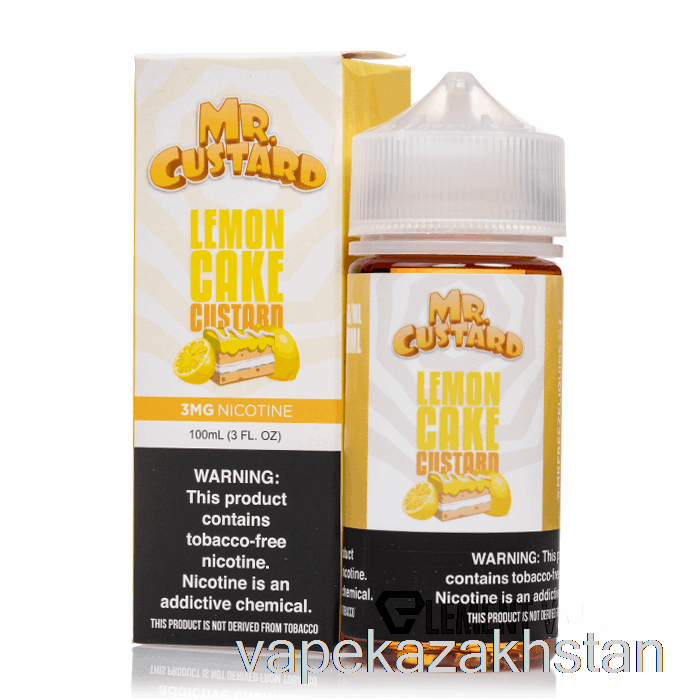 Vape Kazakhstan Lemoncake Custard - Mr Custard - 100mL 3mg